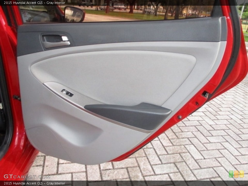 Gray Interior Door Panel for the 2015 Hyundai Accent GLS #144356442