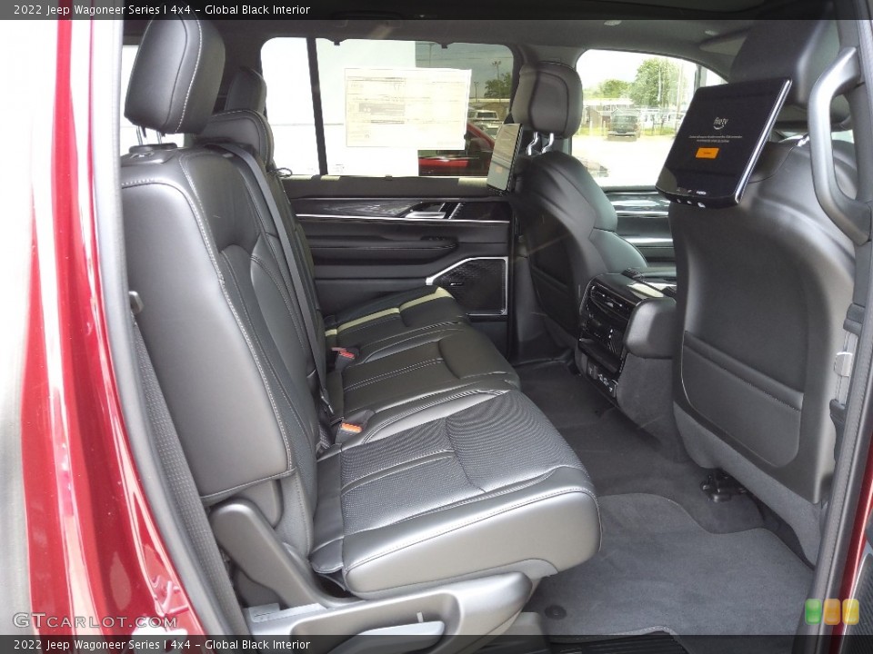 Global Black Interior Rear Seat for the 2022 Jeep Wagoneer Series I 4x4 #144356631
