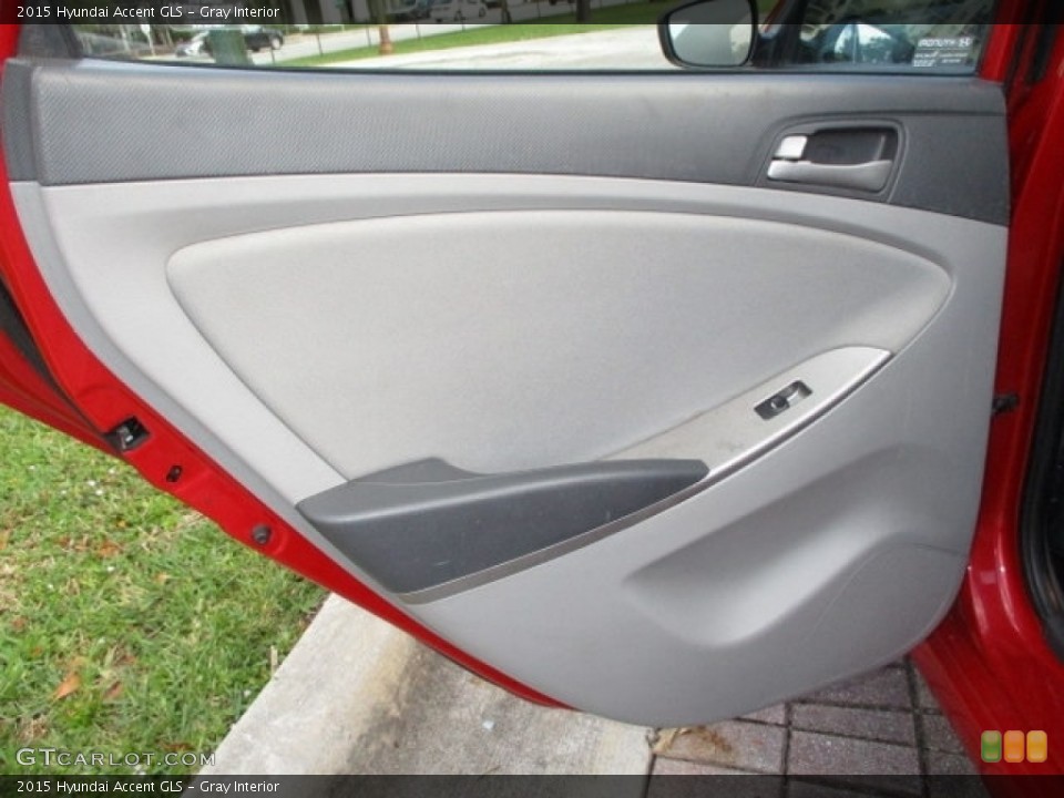 Gray Interior Door Panel for the 2015 Hyundai Accent GLS #144356712