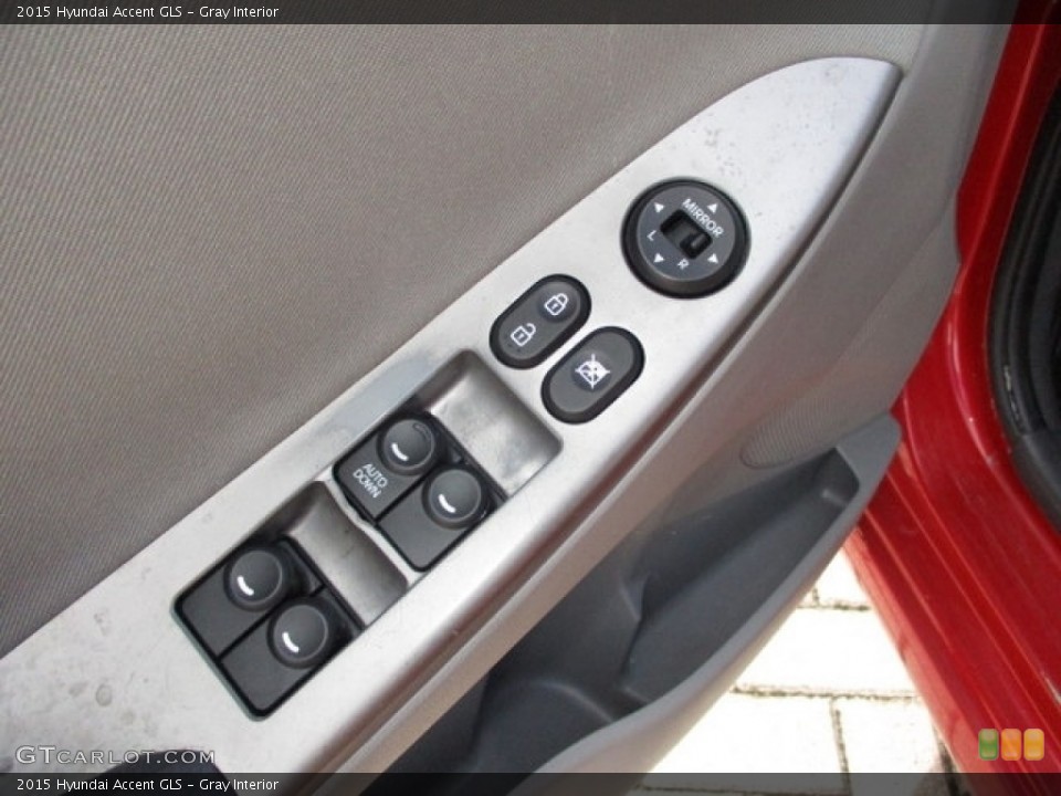 Gray Interior Controls for the 2015 Hyundai Accent GLS #144356748
