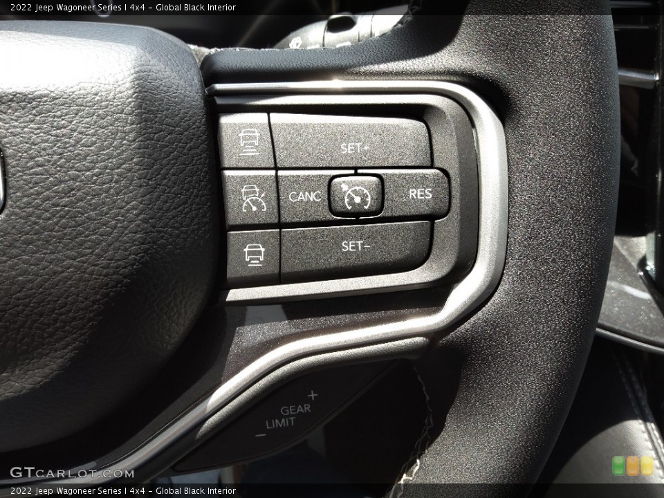 Global Black Interior Steering Wheel for the 2022 Jeep Wagoneer Series I 4x4 #144356778