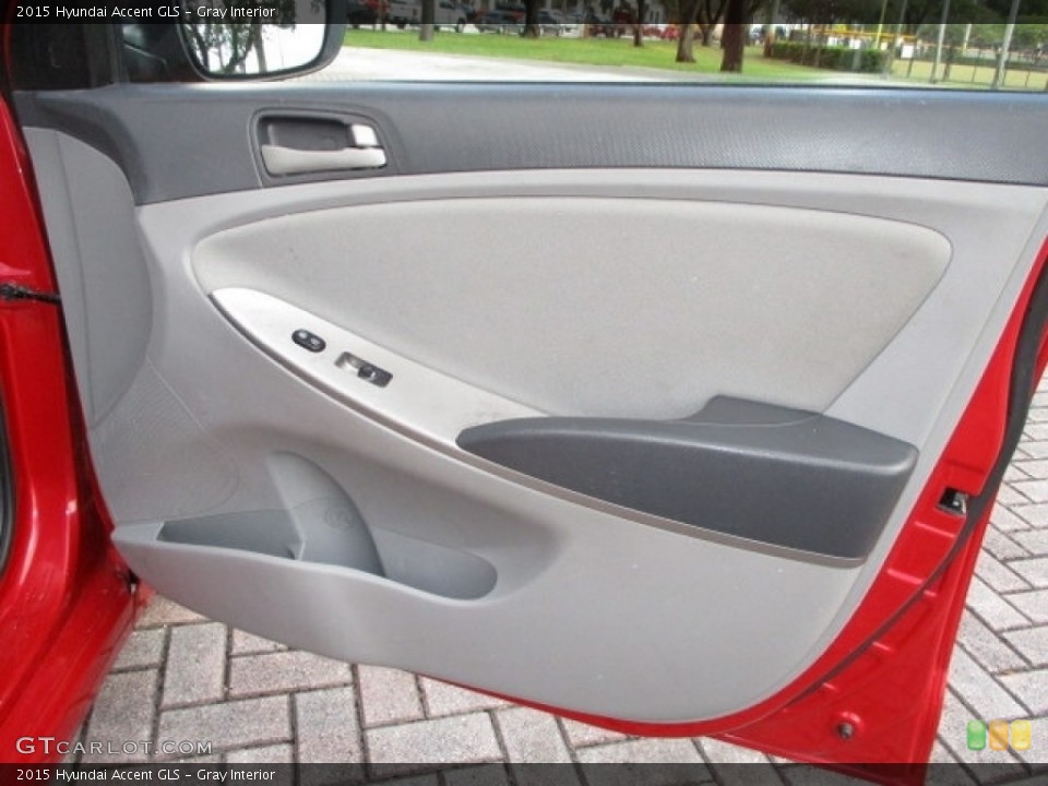 Gray Interior Door Panel for the 2015 Hyundai Accent GLS #144356823