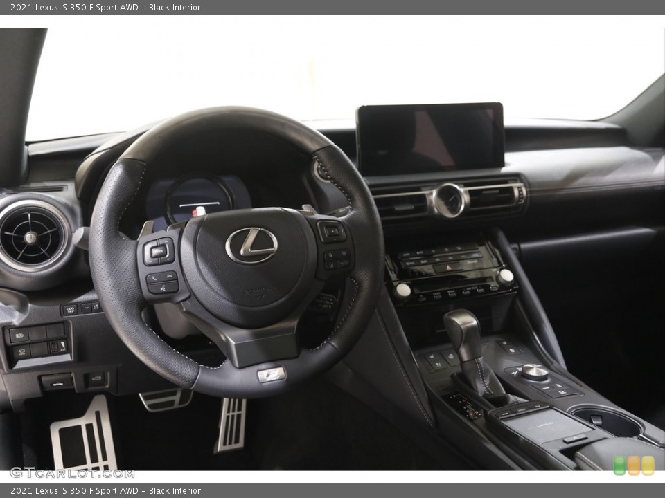 Black Interior Dashboard for the 2021 Lexus IS 350 F Sport AWD #144358092