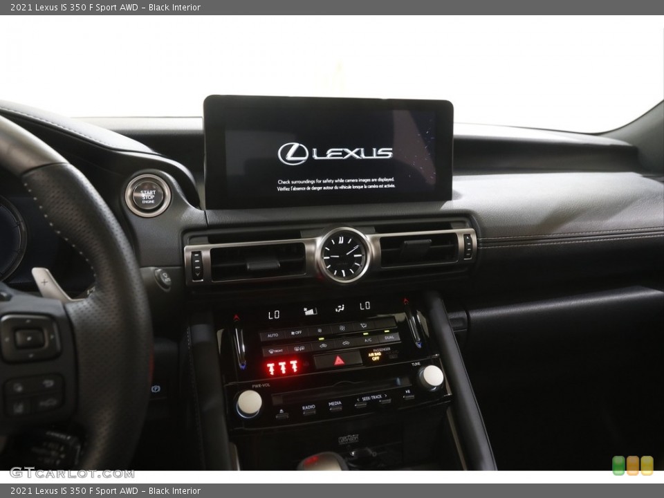 Black Interior Controls for the 2021 Lexus IS 350 F Sport AWD #144358131