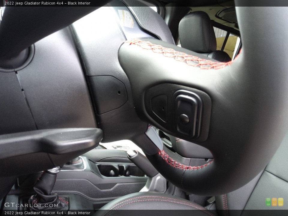Black Interior Steering Wheel for the 2022 Jeep Gladiator Rubicon 4x4 #144365908