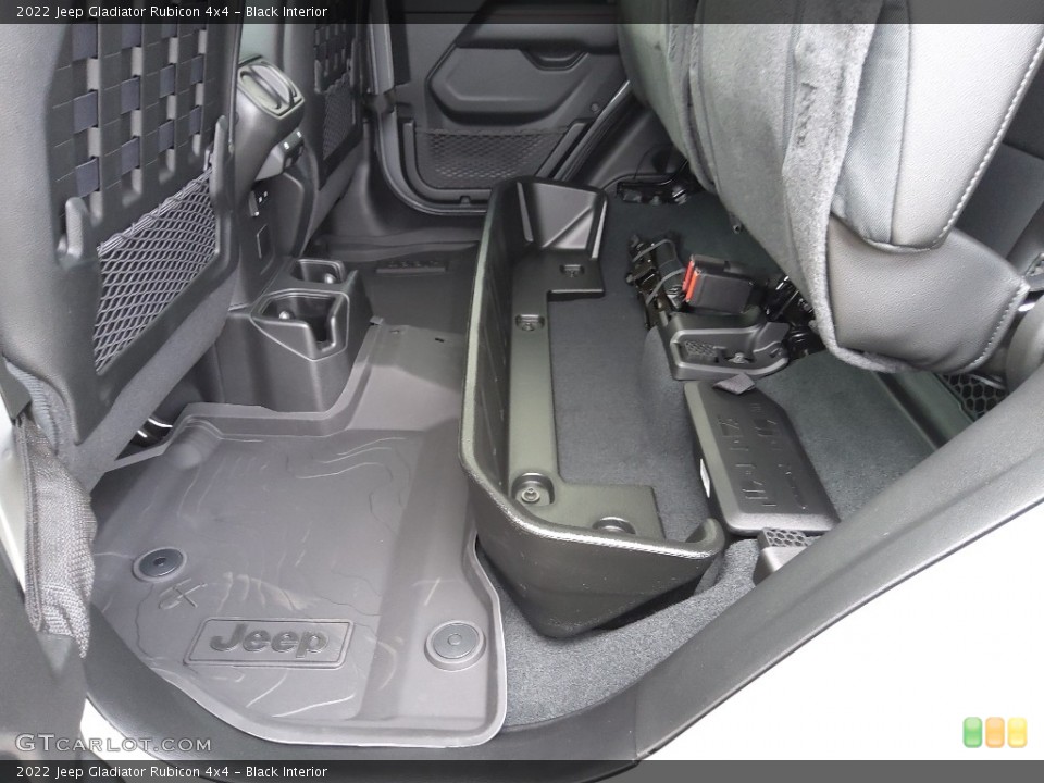Black Interior Rear Seat for the 2022 Jeep Gladiator Rubicon 4x4 #144365938