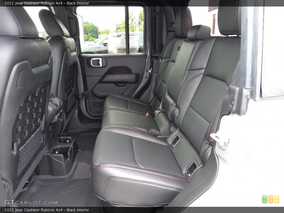 Black Interior Rear Seat for the 2022 Jeep Gladiator Rubicon 4x4 #144365965