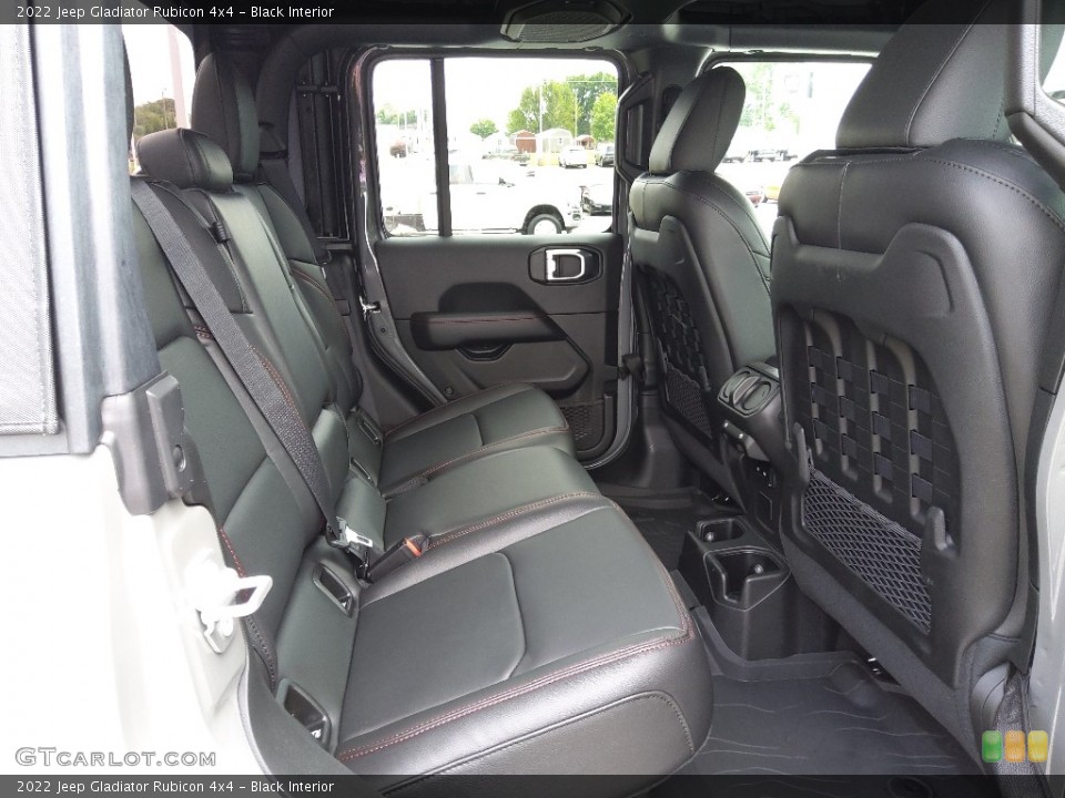 Black Interior Rear Seat for the 2022 Jeep Gladiator Rubicon 4x4 #144365995