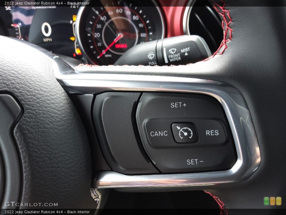 Black Interior Steering Wheel for the 2022 Jeep Gladiator Rubicon 4x4 #144366100