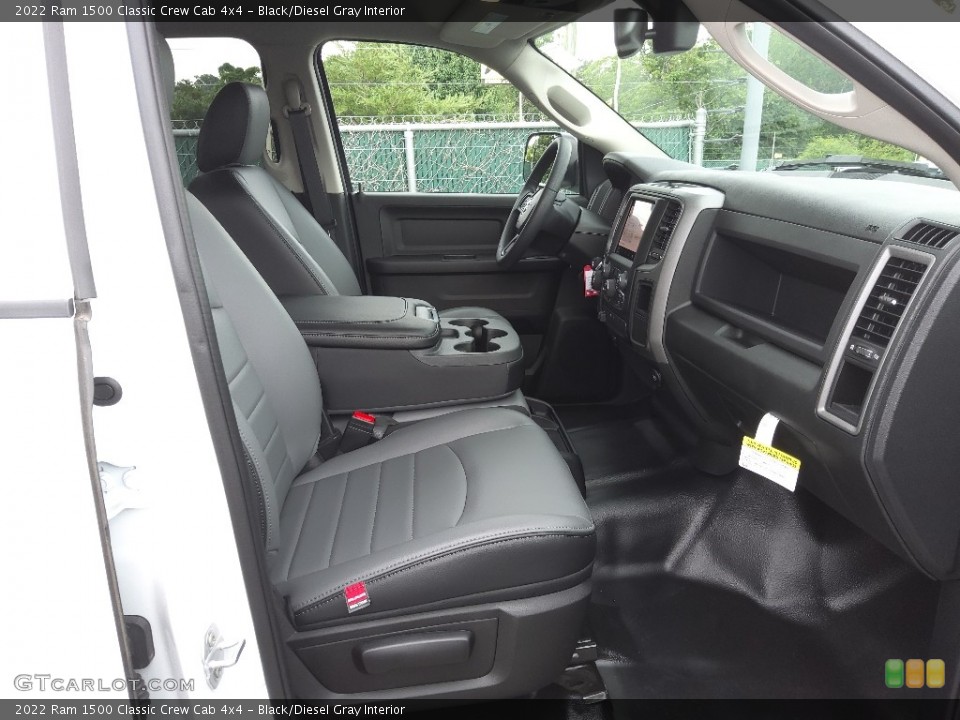 Black/Diesel Gray Interior Photo for the 2022 Ram 1500 Classic Crew Cab 4x4 #144368460