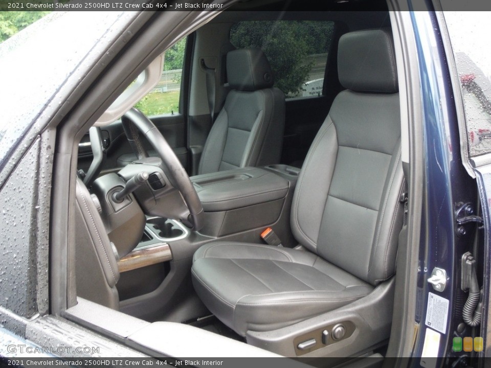 Jet Black Interior Front Seat for the 2021 Chevrolet Silverado 2500HD LTZ Crew Cab 4x4 #144371077