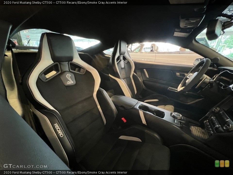 GT500 Recaro/Ebony/Smoke Gray Accents 2020 Ford Mustang Interiors
