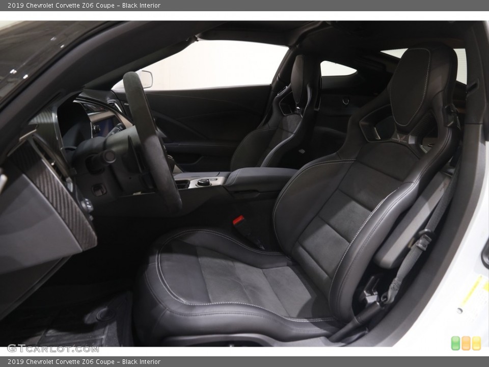 Black Interior Front Seat for the 2019 Chevrolet Corvette Z06 Coupe #144373363