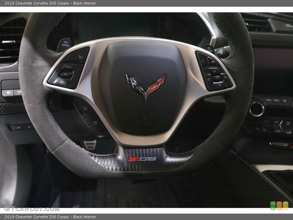 Black Interior Steering Wheel for the 2019 Chevrolet Corvette Z06 Coupe #144373423