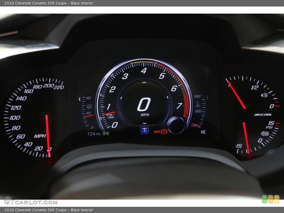 Black Interior Gauges for the 2019 Chevrolet Corvette Z06 Coupe #144373498