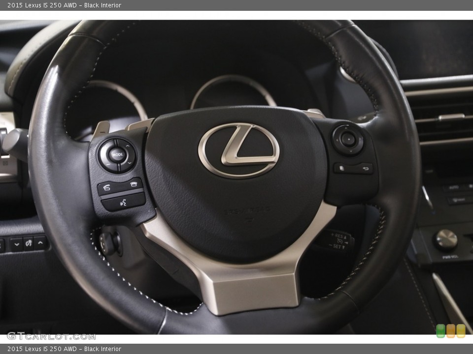 Black Interior Steering Wheel for the 2015 Lexus IS 250 AWD #144373576