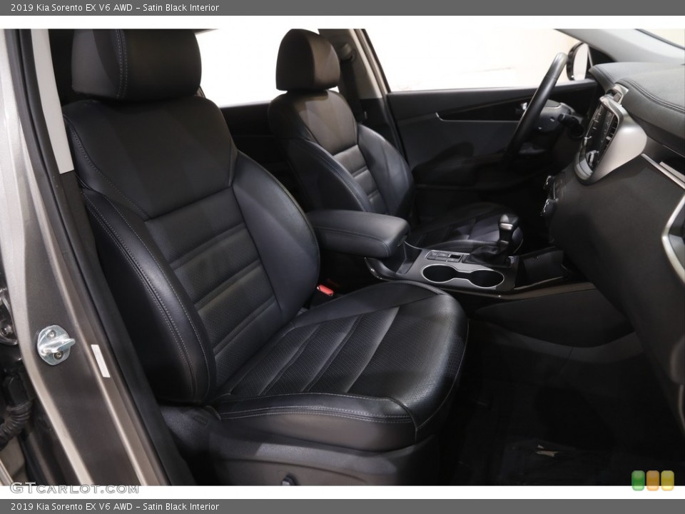 Satin Black Interior Front Seat for the 2019 Kia Sorento EX V6 AWD #144378686