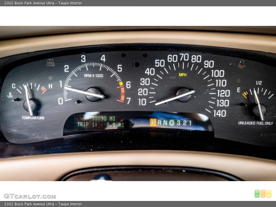 Taupe Interior Gauges for the 2002 Buick Park Avenue Ultra #144379928
