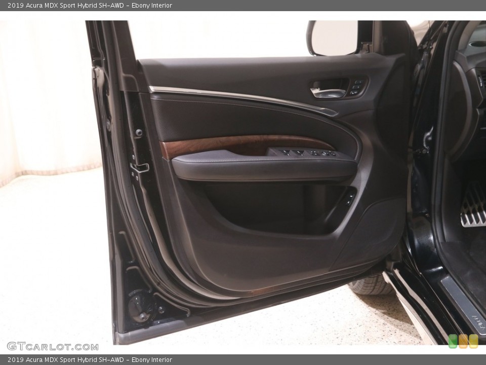 Ebony Interior Door Panel for the 2019 Acura MDX Sport Hybrid SH-AWD #144385603
