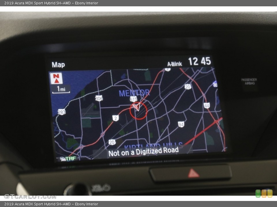 Ebony Interior Navigation for the 2019 Acura MDX Sport Hybrid SH-AWD #144385732
