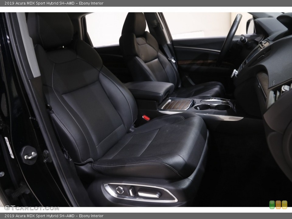 Ebony Interior Front Seat for the 2019 Acura MDX Sport Hybrid SH-AWD #144385867