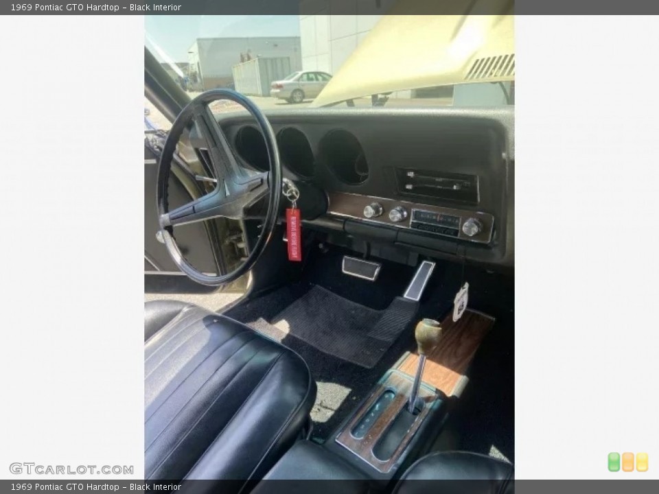 Black Interior Dashboard for the 1969 Pontiac GTO Hardtop #144387571