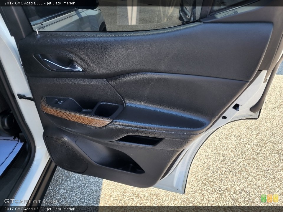 Jet Black Interior Door Panel for the 2017 GMC Acadia SLE #144390028