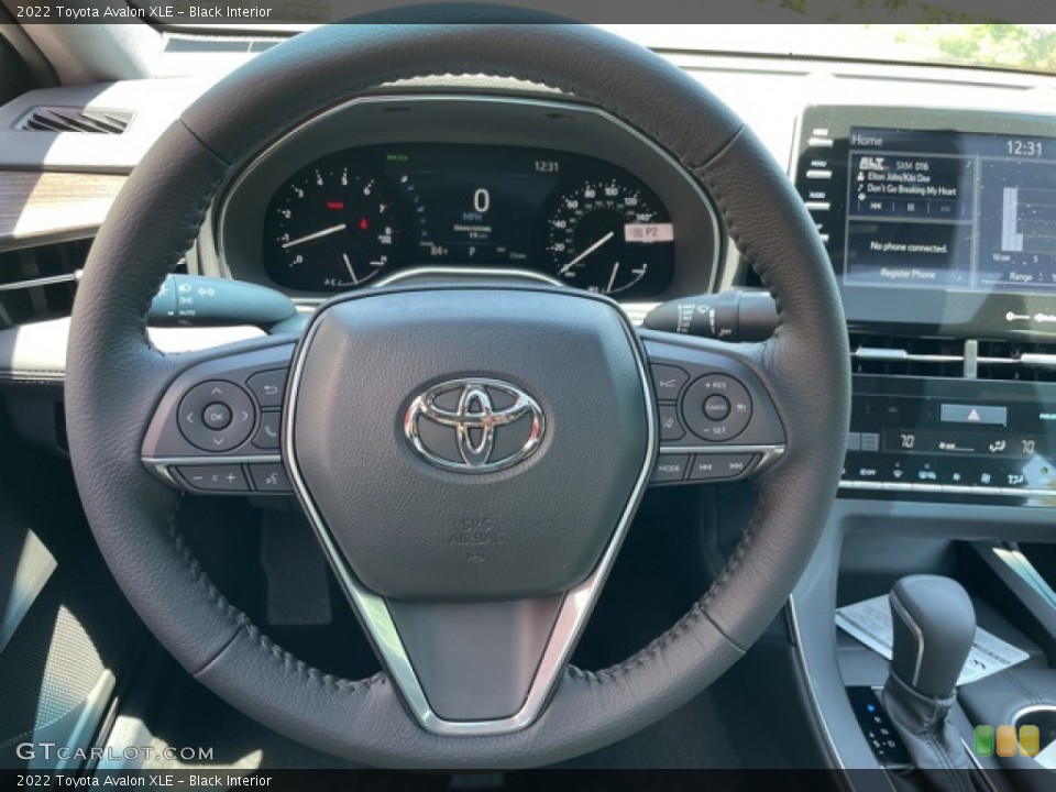 Black Interior Steering Wheel for the 2022 Toyota Avalon XLE #144392217