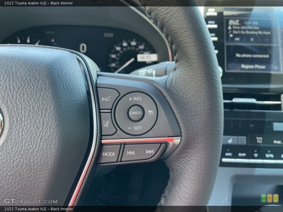 Black Interior Steering Wheel for the 2022 Toyota Avalon XLE #144392256