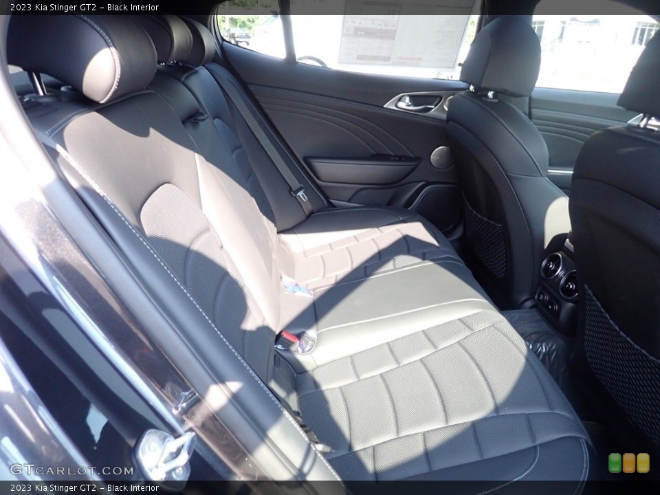 Black Interior Rear Seat for the 2023 Kia Stinger GT2 #144394528