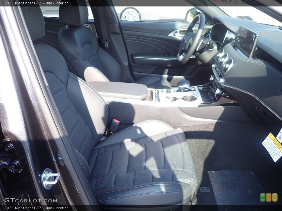Black Interior Front Seat for the 2023 Kia Stinger GT2 #144394546