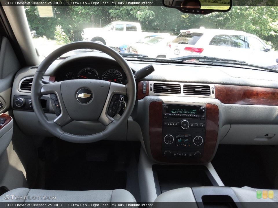 Light Titanium/Dark Titanium Interior Dashboard for the 2014 Chevrolet Silverado 2500HD LTZ Crew Cab #144397738
