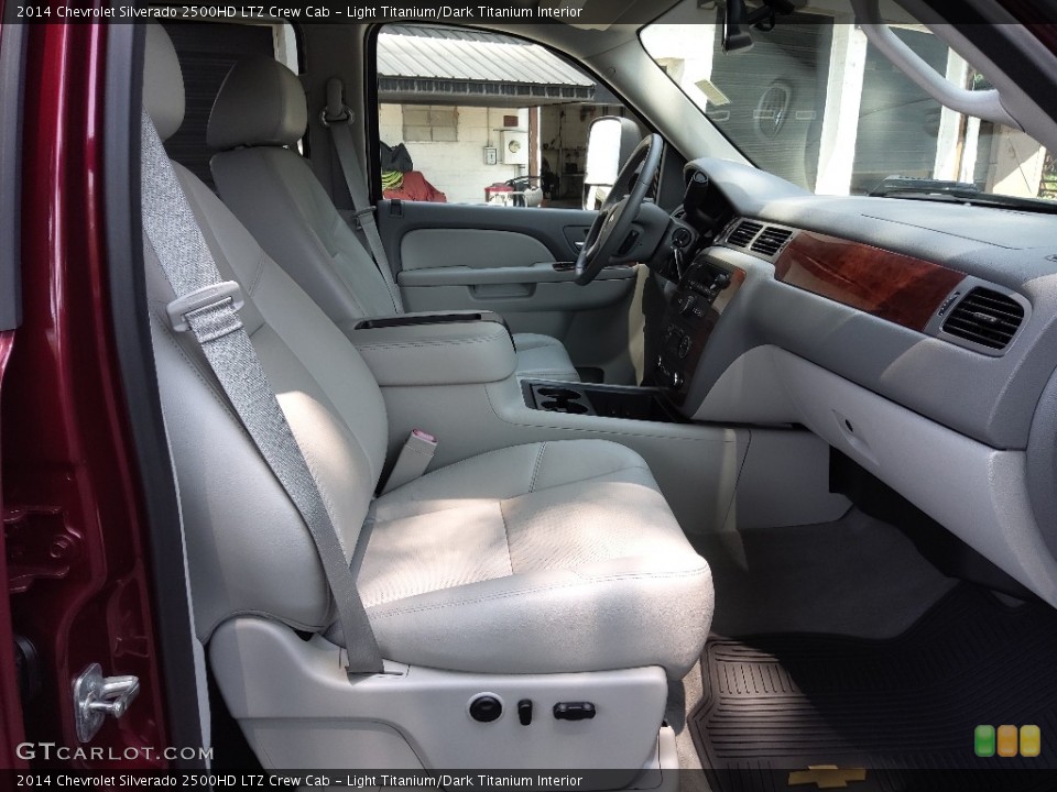 Light Titanium/Dark Titanium Interior Front Seat for the 2014 Chevrolet Silverado 2500HD LTZ Crew Cab #144397795