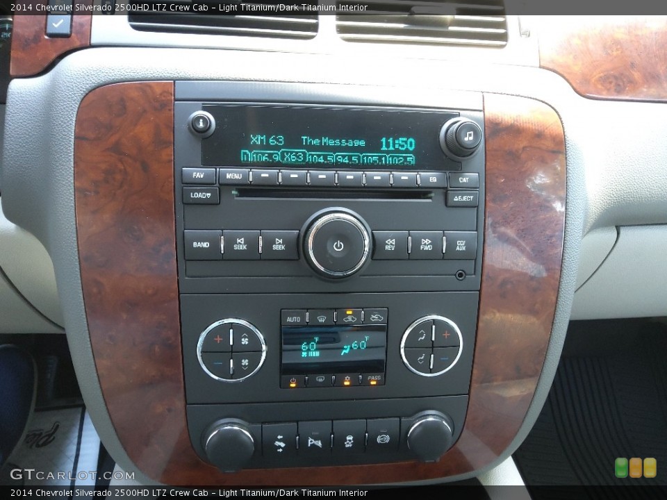 Light Titanium/Dark Titanium Interior Controls for the 2014 Chevrolet Silverado 2500HD LTZ Crew Cab #144397891