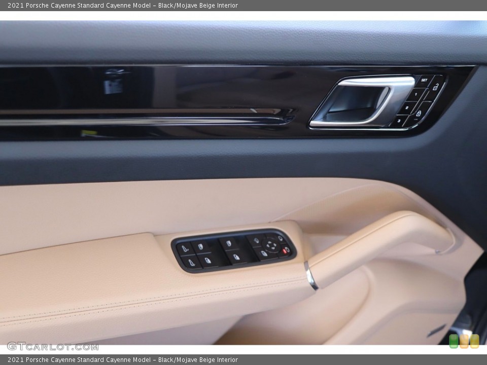Black/Mojave Beige Interior Door Panel for the 2021 Porsche Cayenne  #144399318