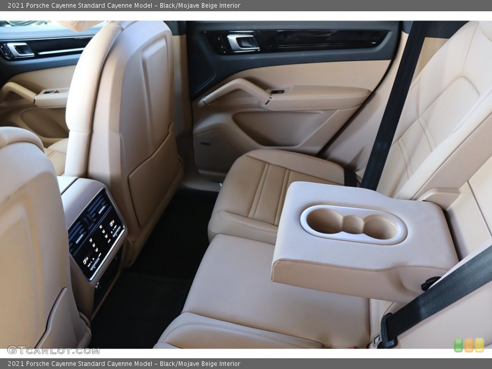 Black/Mojave Beige Interior Rear Seat for the 2021 Porsche Cayenne  #144399375