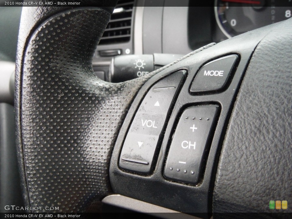 Black Interior Steering Wheel for the 2010 Honda CR-V EX AWD #144399438