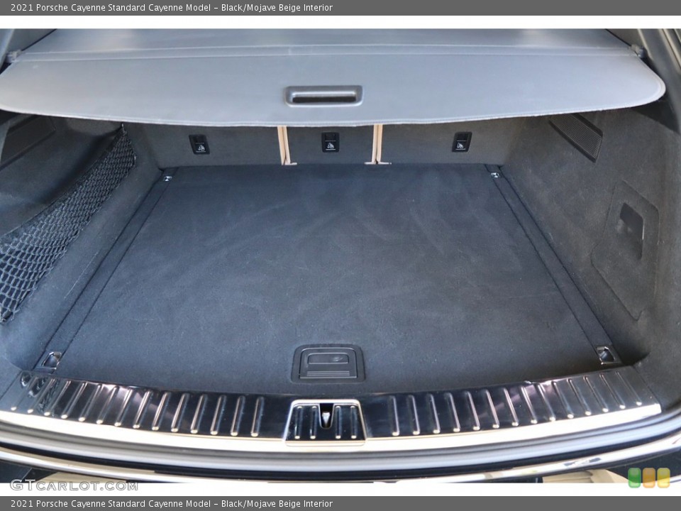 Black/Mojave Beige Interior Trunk for the 2021 Porsche Cayenne  #144399447