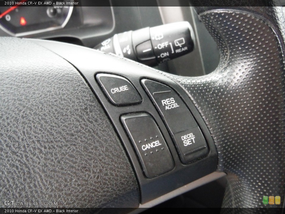 Black Interior Steering Wheel for the 2010 Honda CR-V EX AWD #144399462