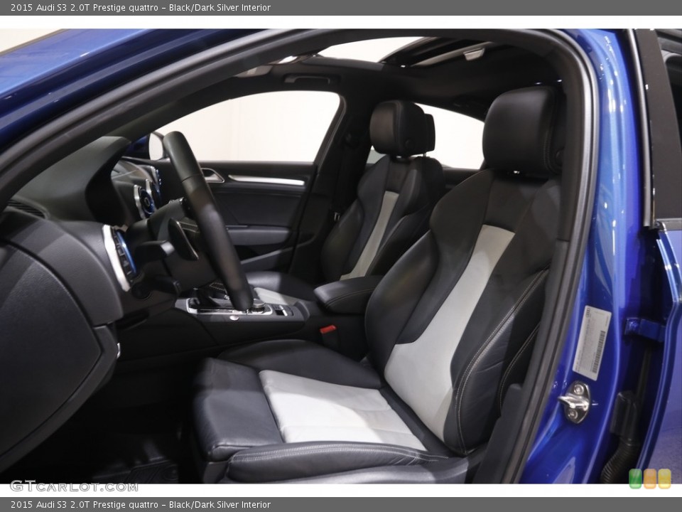 Black/Dark Silver Interior Front Seat for the 2015 Audi S3 2.0T Prestige quattro #144399594