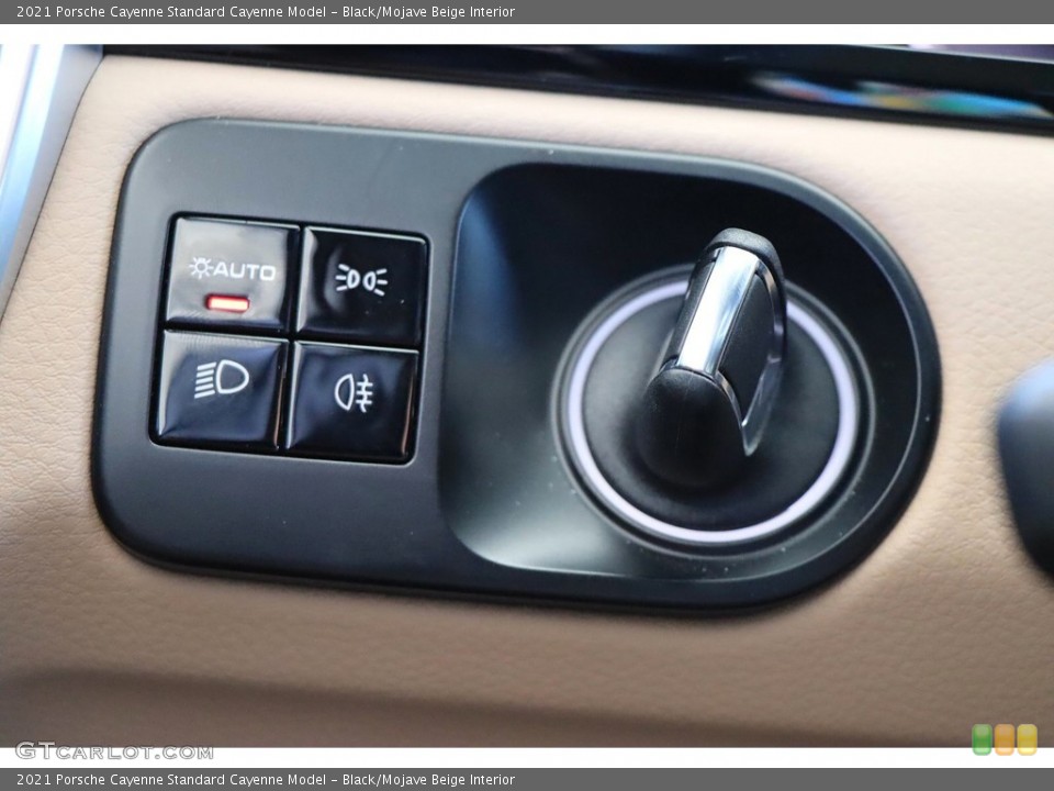 Black/Mojave Beige Interior Controls for the 2021 Porsche Cayenne  #144399624