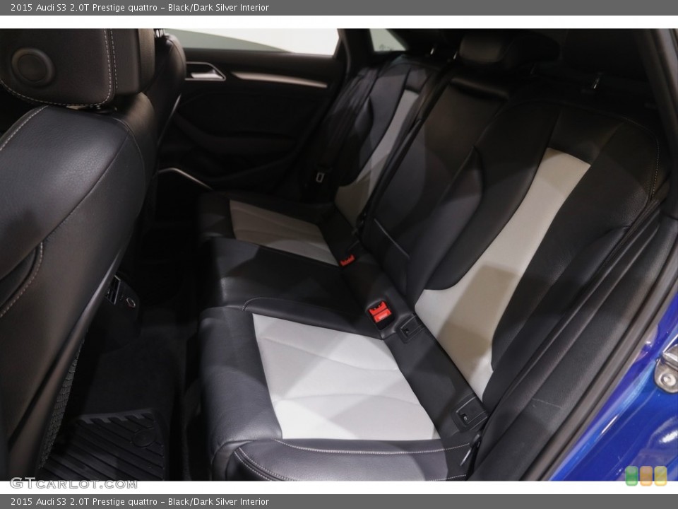 Black/Dark Silver Interior Rear Seat for the 2015 Audi S3 2.0T Prestige quattro #144399870
