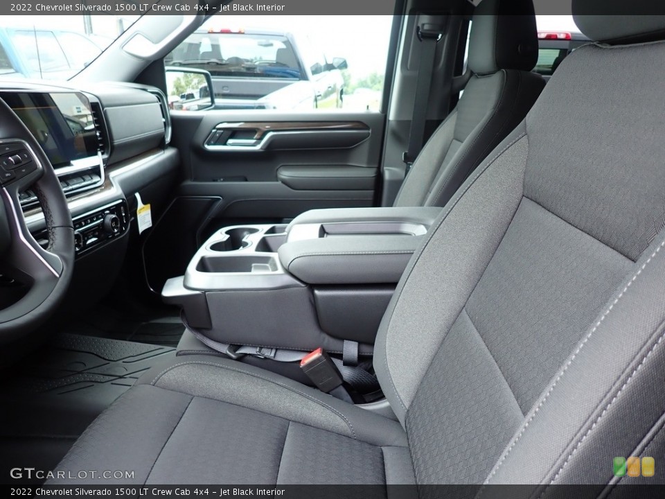 Jet Black Interior Front Seat for the 2022 Chevrolet Silverado 1500 LT Crew Cab 4x4 #144401246