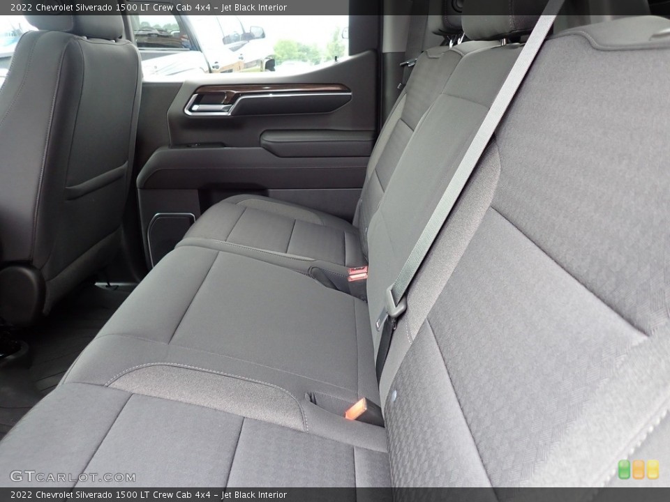 Jet Black Interior Rear Seat for the 2022 Chevrolet Silverado 1500 LT Crew Cab 4x4 #144401271