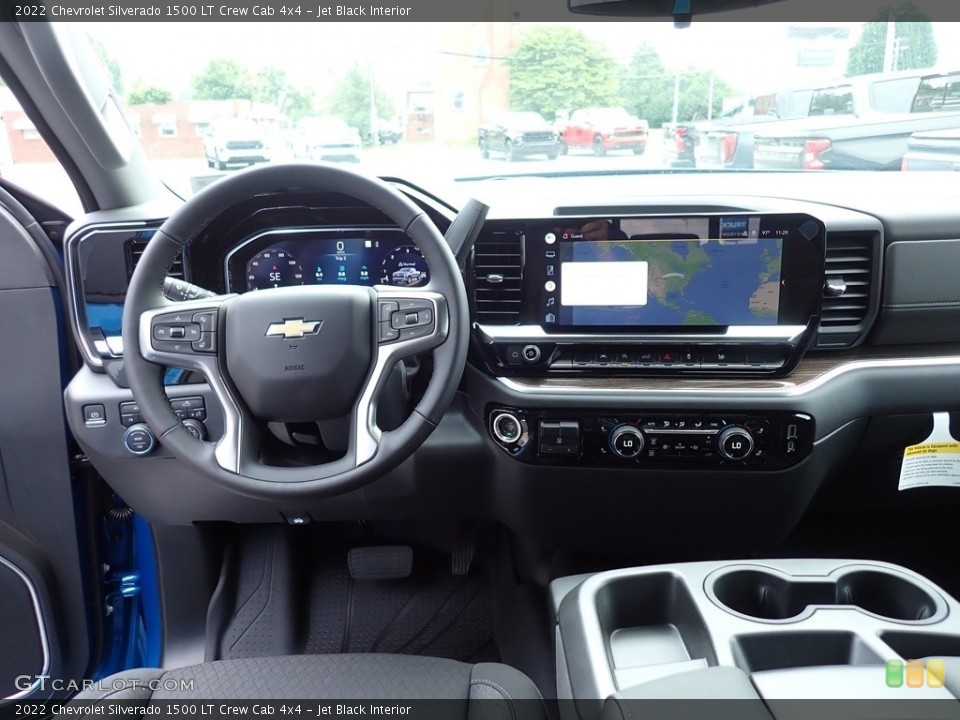 Jet Black Interior Photo for the 2022 Chevrolet Silverado 1500 LT Crew Cab 4x4 #144401322