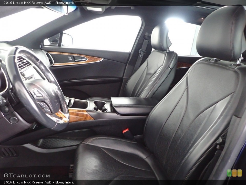 Ebony Interior Front Seat for the 2016 Lincoln MKX Reserve AWD #144401868