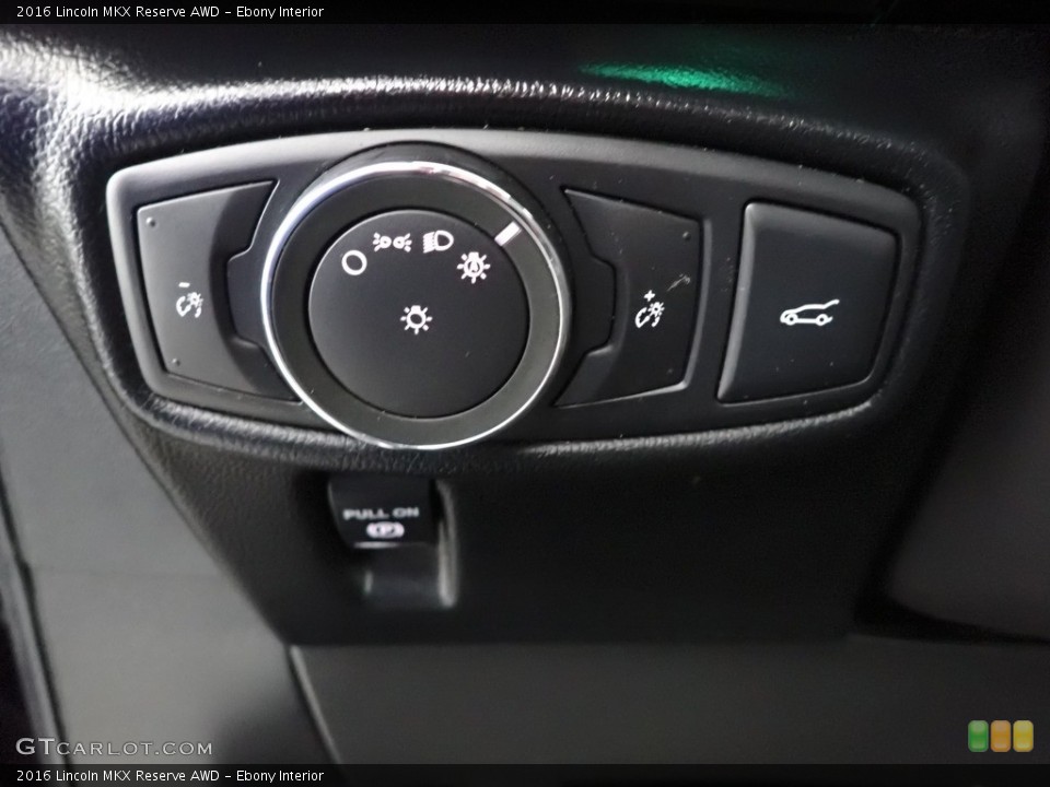 Ebony Interior Controls for the 2016 Lincoln MKX Reserve AWD #144401886