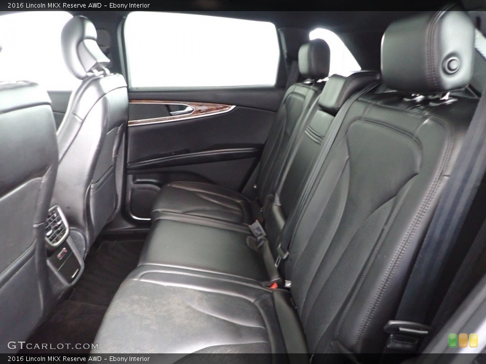 Ebony Interior Rear Seat for the 2016 Lincoln MKX Reserve AWD #144402108