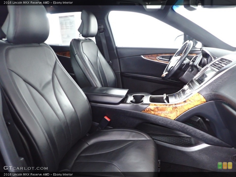 Ebony Interior Front Seat for the 2016 Lincoln MKX Reserve AWD #144402228