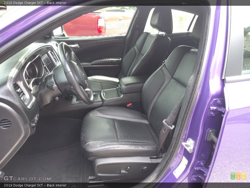 Black Interior Front Seat for the 2019 Dodge Charger SXT #144402717